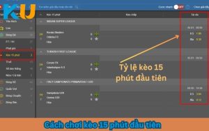 kèo 15 phút đầu tiên