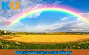 mơ thấy cầu vồng