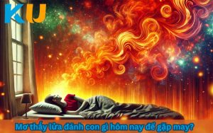 nằm mơ thấy lửa