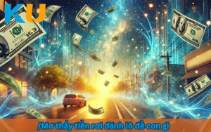 mơ thấy tiền rơi ngoài đường